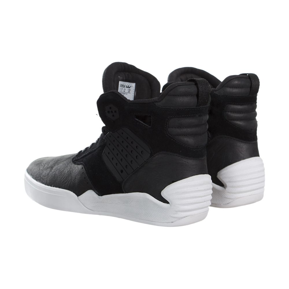 Baskets Montantes Supra SkyTop IV Noir Black/White Homme | IEK-14692605